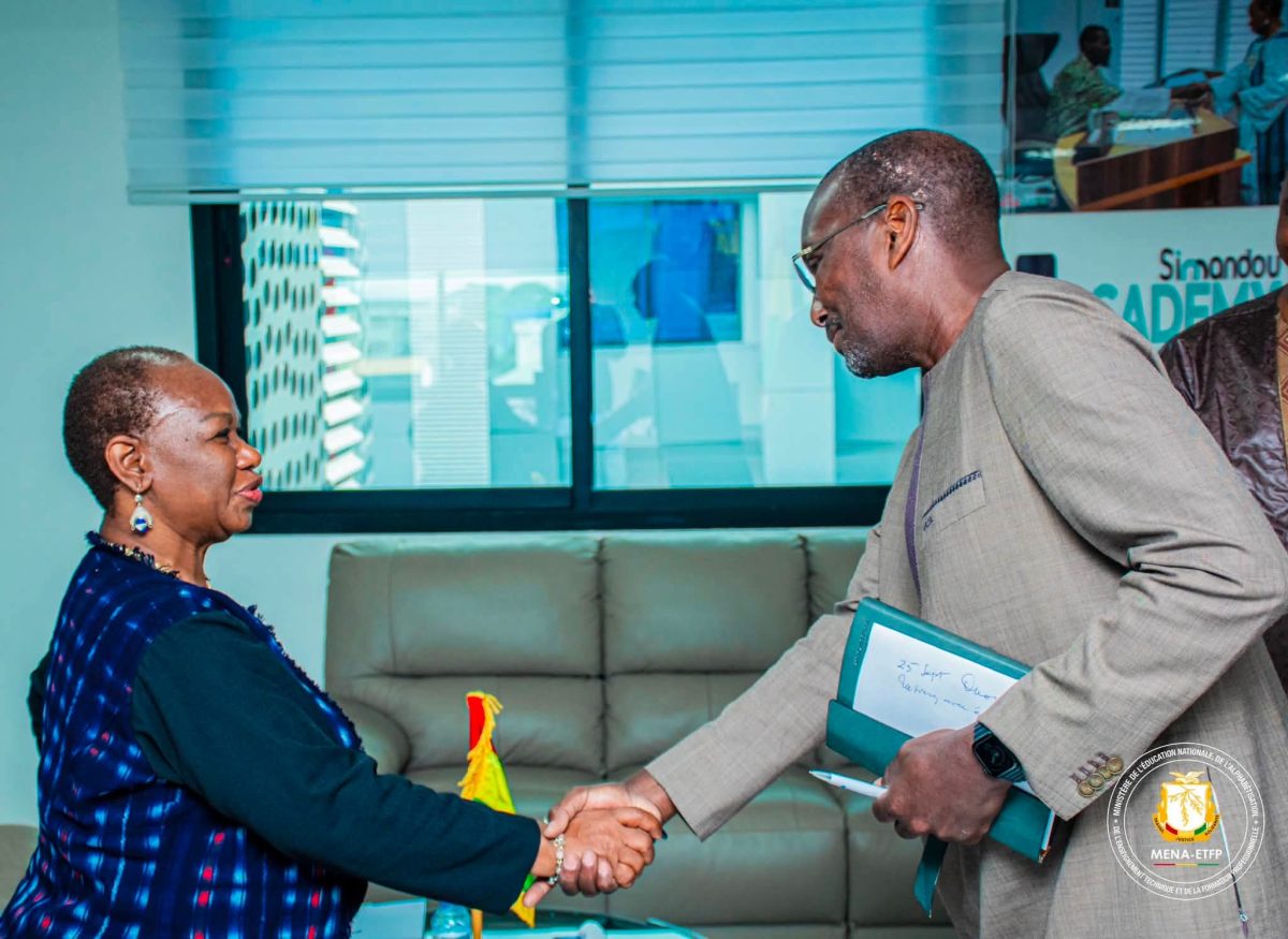 MENA-ETFP : Madame Bintou KEITA échange avec une mission de la Banque mondiale